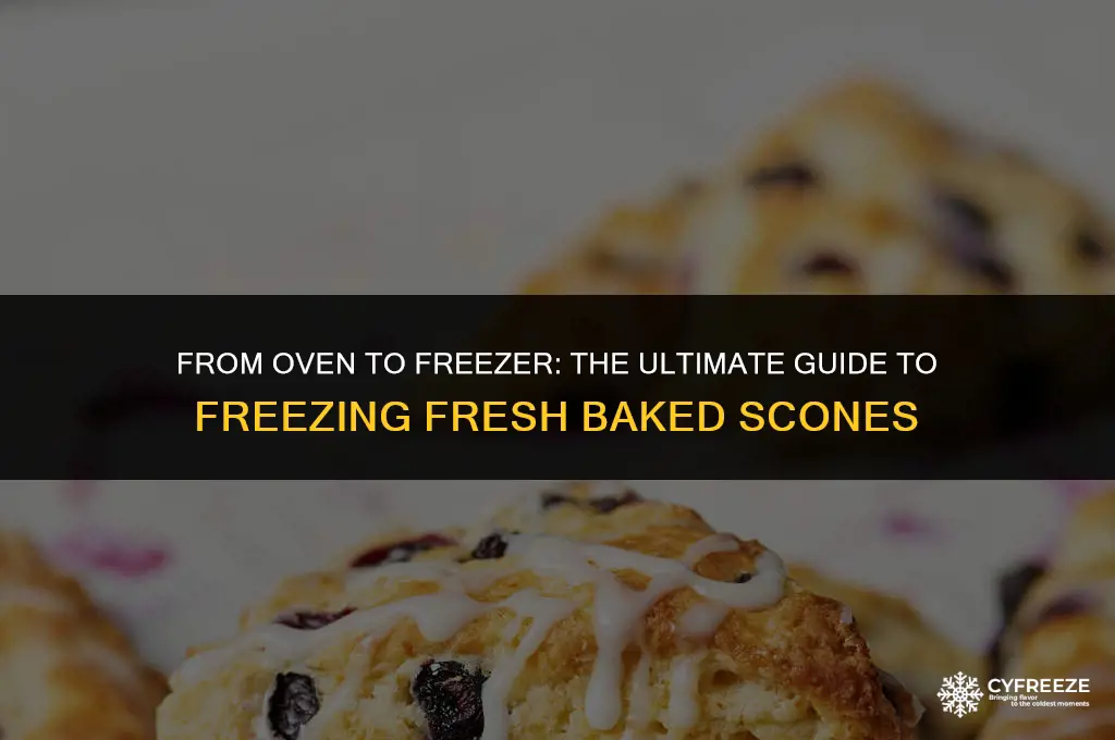 can i freeze fresh baked scones