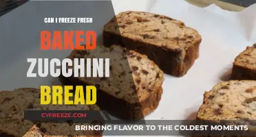 Preserving Summer's Bounty: Can You Freeze Fresh Baked Zucchini Bread?