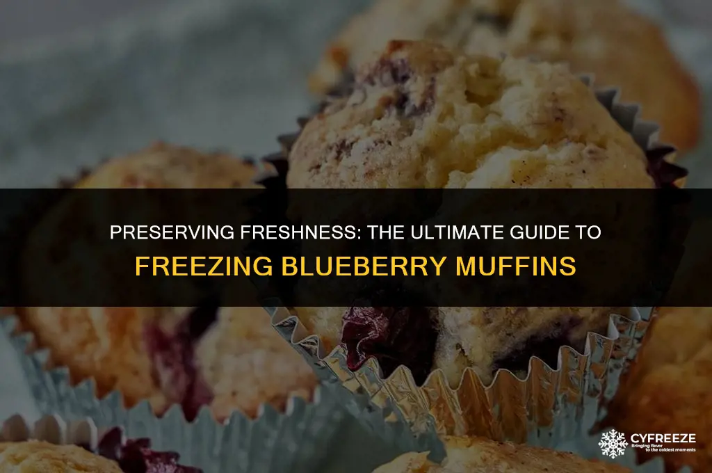 can i freeze fresh blueberry muffins