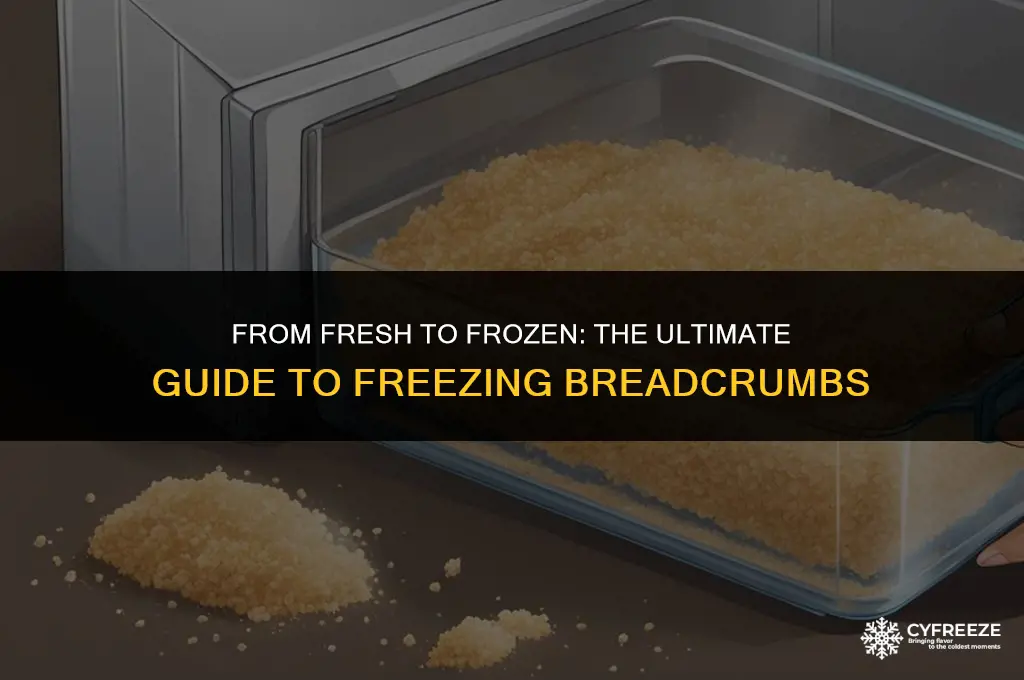 can i freeze fresh bread crumbs