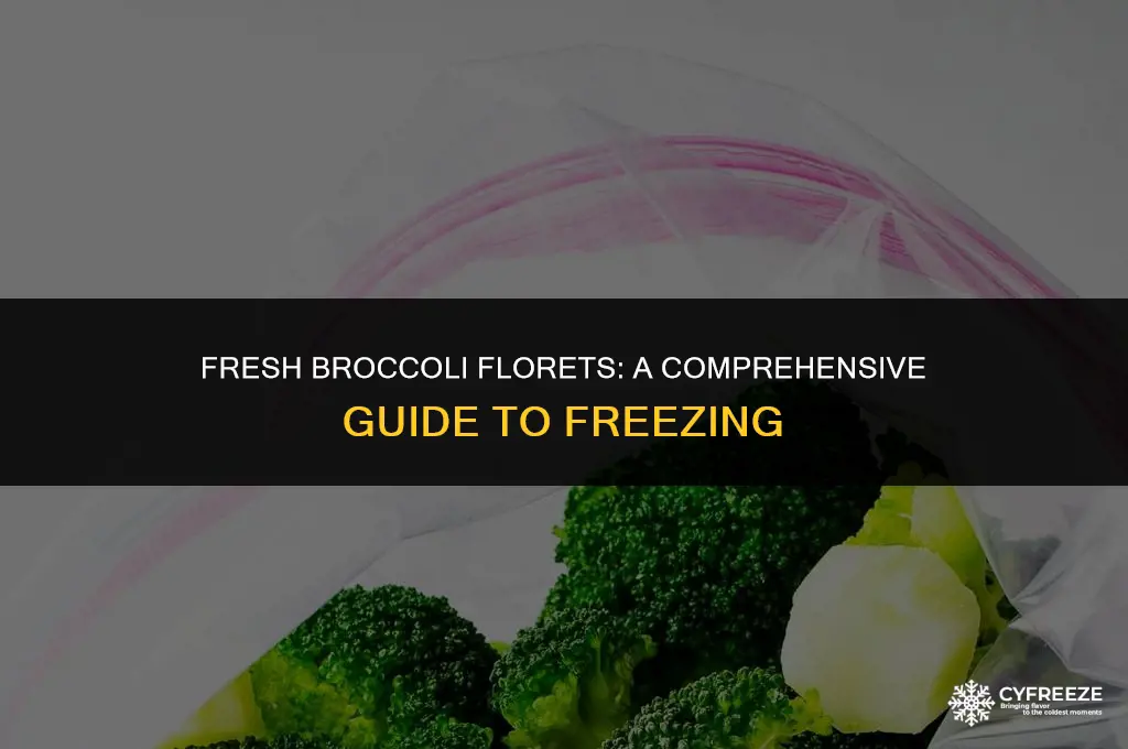 can i freeze fresh broccoli florets