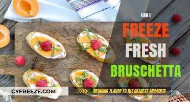 From Fresh to Frozen: The Ultimate Guide to Freezing Bruschetta