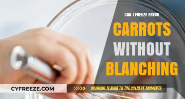 Fresh Carrots: Freezing Without Blanching - A Handy Guide