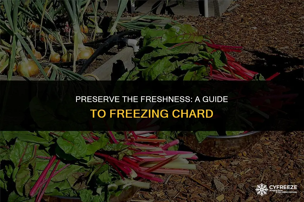 can i freeze fresh chard