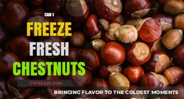 Preserving Autumn's Bounty: A Guide to Freezing Fresh Chestnuts
