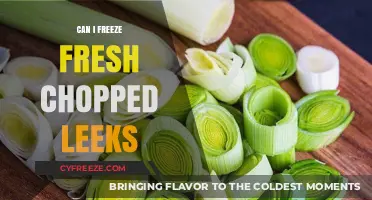 Preserve the Flavor: Freezing Fresh Chopped Leeks Made Easy