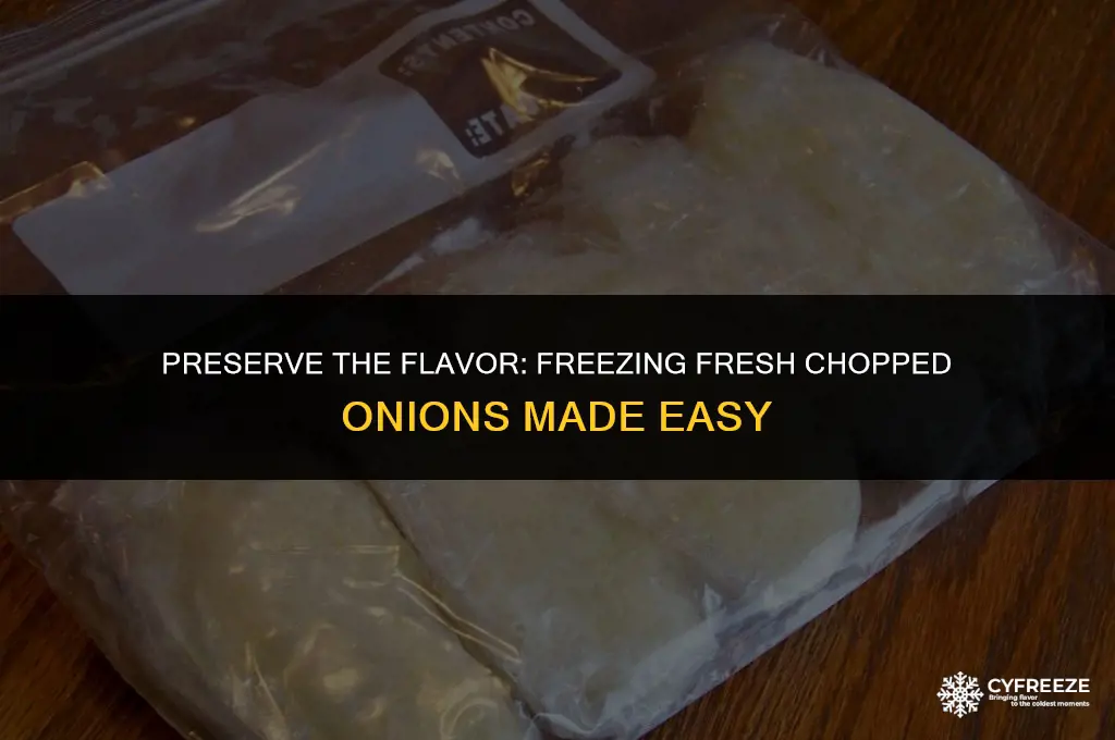 can i freeze fresh chopped onion