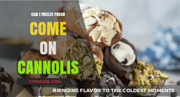From Cream to Freeze: The Ultimate Guide to Fresh Cannoli Storage