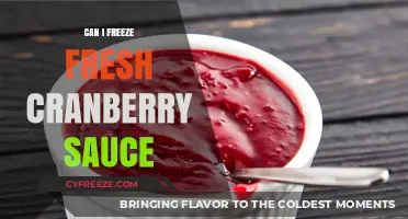 Cranberry Sauce Storage: Can You Freeze Fresh Cranberry Sauce?