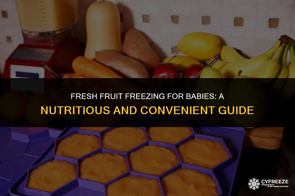can i freeze fresh fruit for baby