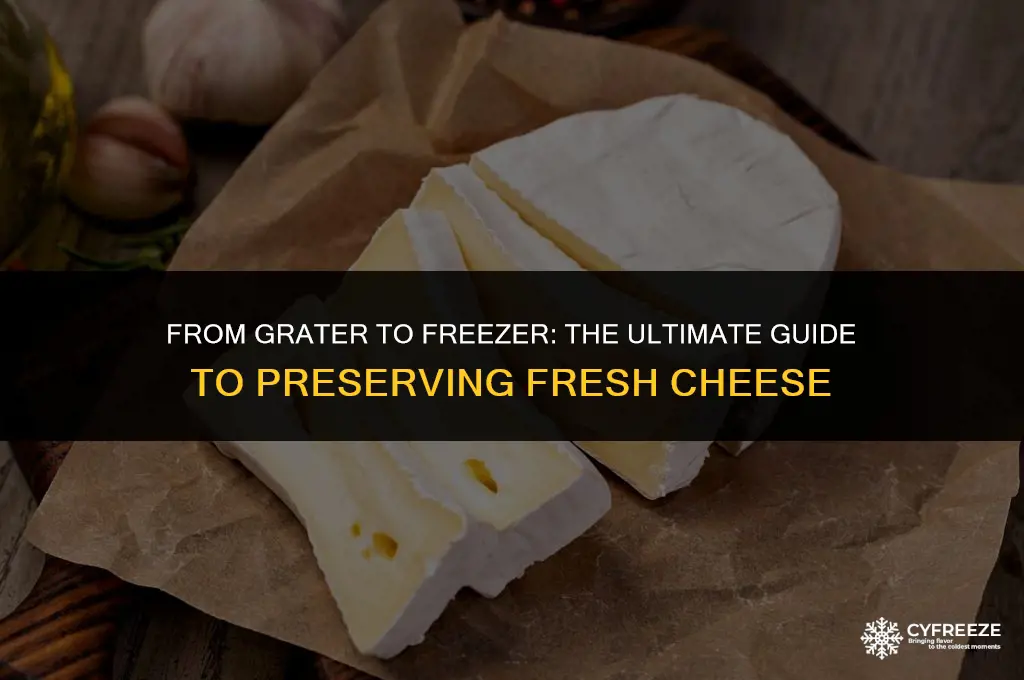 can i freeze fresh grated cheese