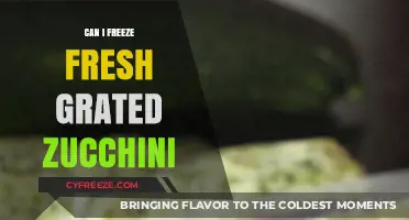 Preserve Your Zucchini: A Guide to Freezing Fresh Grated Zucchini