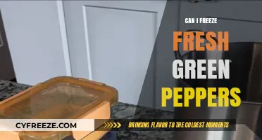 Preserve the Crunch: A Guide to Freezing Fresh Green Peppers