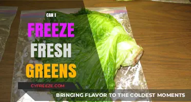Preserve Your Harvest: A Guide to Freezing Fresh Greens