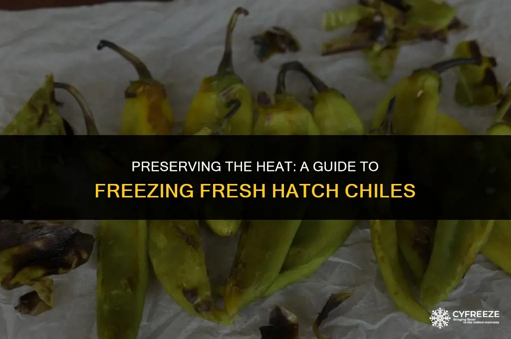 can i freeze fresh hatch chiles