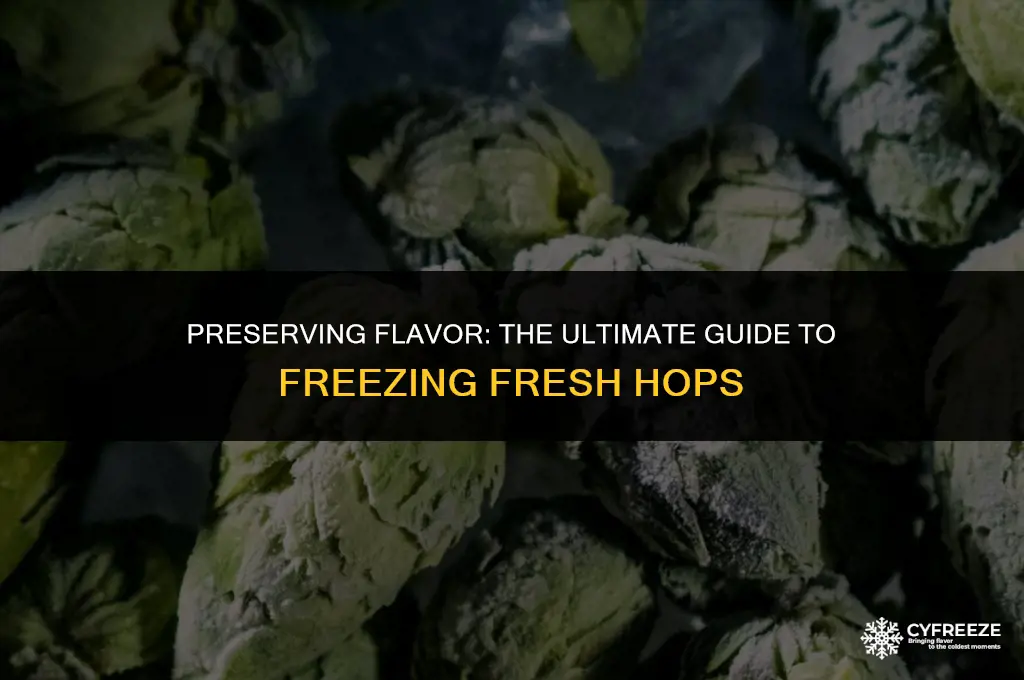 can i freeze fresh hops