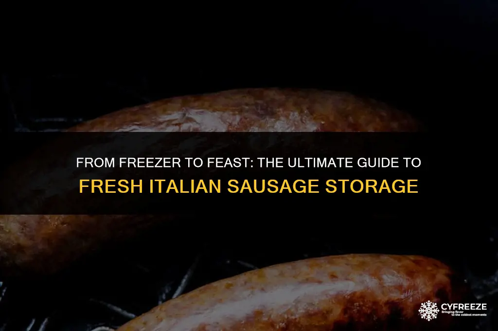 can i freeze fresh italian sausage