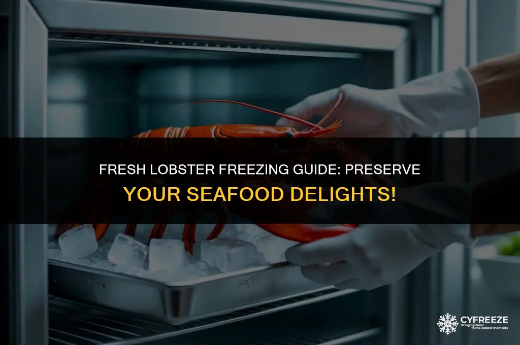can i freeze fresh lobster