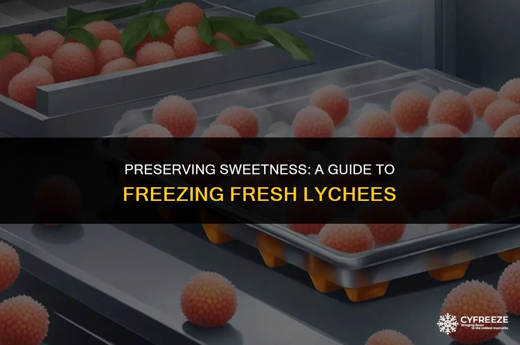 can i freeze fresh lychee