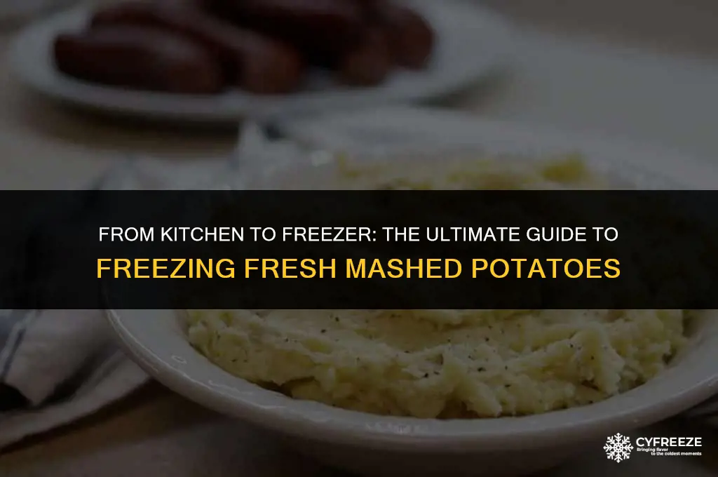 can i freeze fresh mashed potatoes