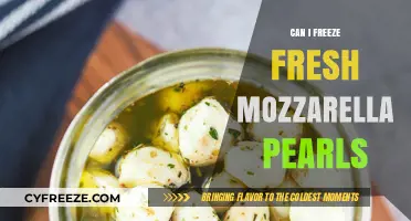 From Fresh to Frozen: The Ultimate Guide to Preserving Mozzarella Pearls