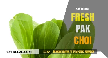 Fresh Pak Choi: A Guide to Freezing and Preserving Its Flavor