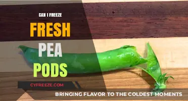 Preserving Nature's Bounty: A Guide to Freezing Fresh Pea Pods