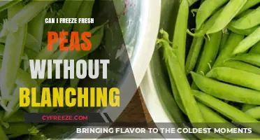 Skip the Blanch: Freezing Fresh Peas Made Easy
