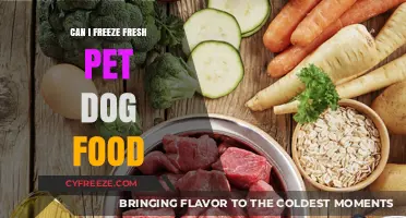 Can I Freeze Fresh Pet Dog Food: A Comprehensive Guide