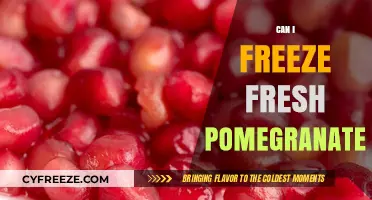 Pomegranate Preservation: A Guide to Freezing Fresh Pomegranates