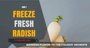 Preserving Freshness: A Guide to Freezing Radishes for Longevity