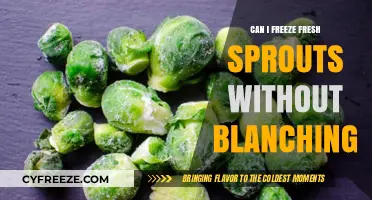 Blanching Bypass: Freezing Fresh Sprouts for Longevity
