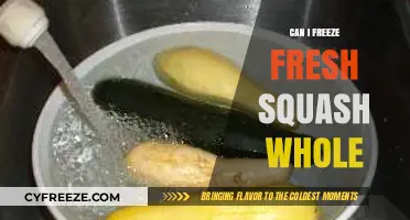 Preserve Your Harvest: A Guide to Freezing Fresh Squash Whole