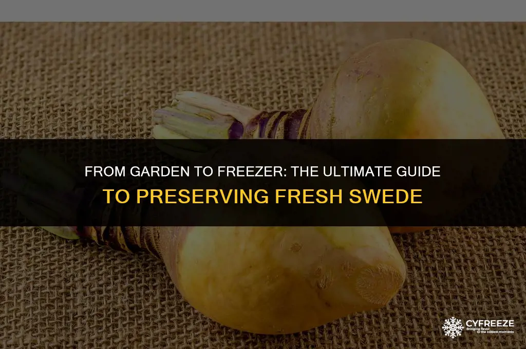 can i freeze fresh swede