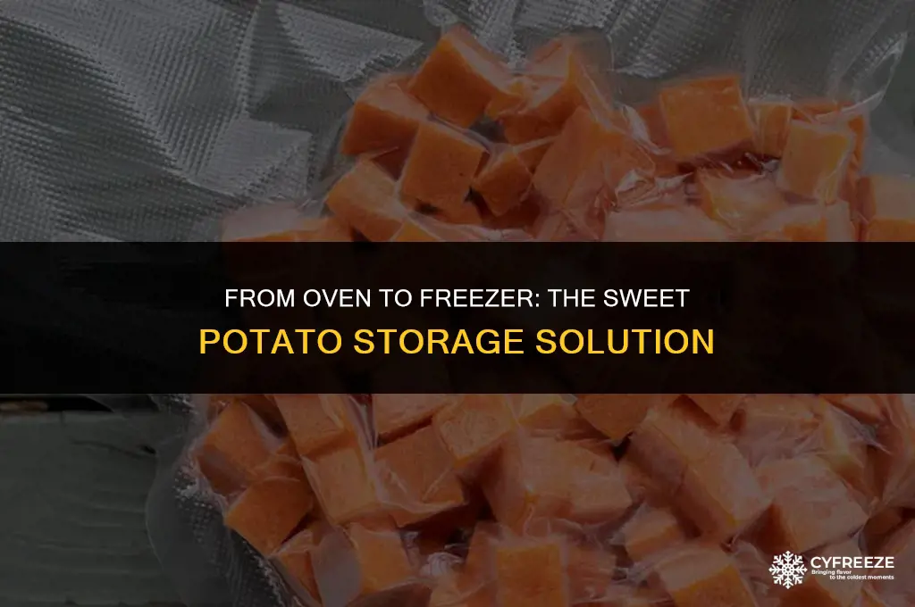 can i freeze fresh sweet potatoes after it