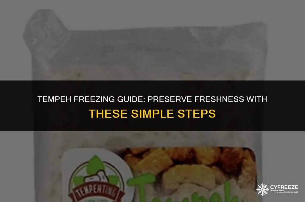 can i freeze fresh tempeh