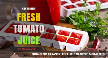 Preserve the Freshness: A Guide to Freezing Tomato Juice