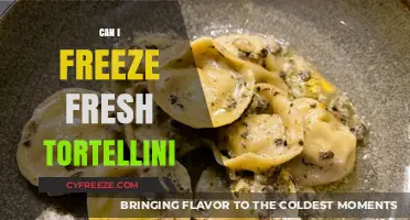 Fresh Tortellini: A Guide to Freezing for Future Meals