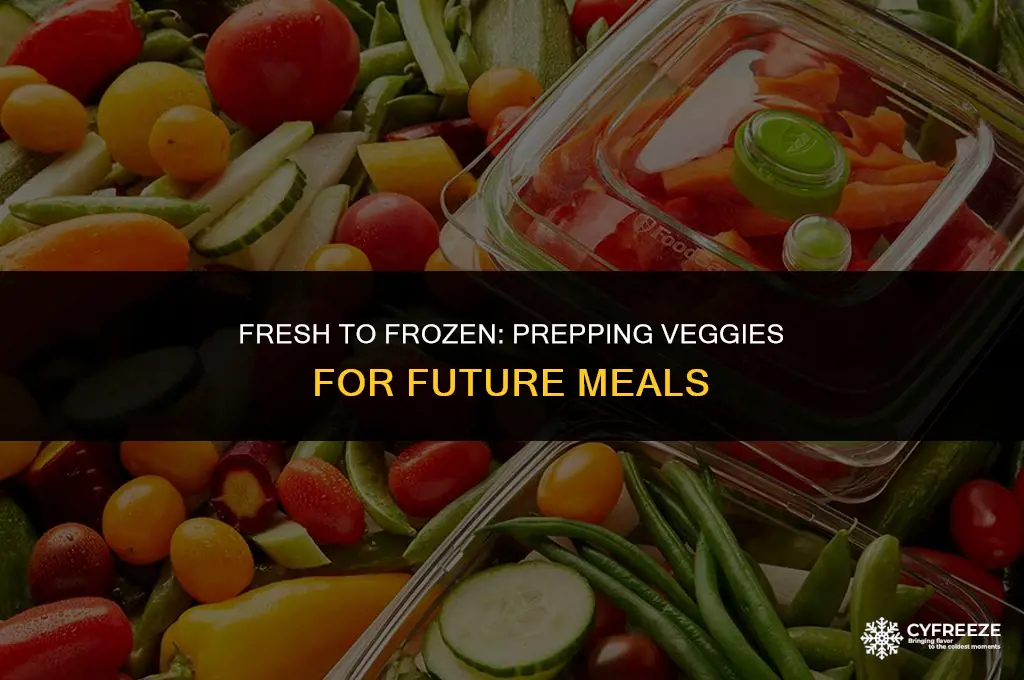 can i freeze fresh veggies before cooking