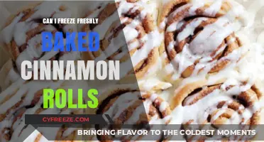 Preserving Freshness: Can You Freeze Newly Baked Cinnamon Rolls?