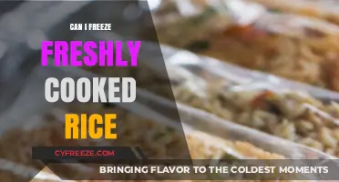 Freshly Cooked Rice: The Ultimate Guide to Freezing and Reheating