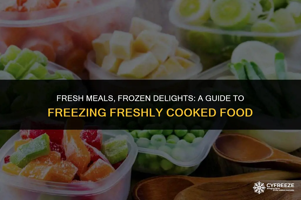 can i freeze freshly meals