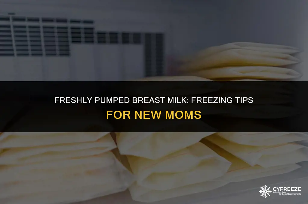 can i freeze freshly pumped breastmilk