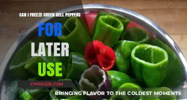 Freezing Green Bell Peppers: A Simple Guide for Later Use