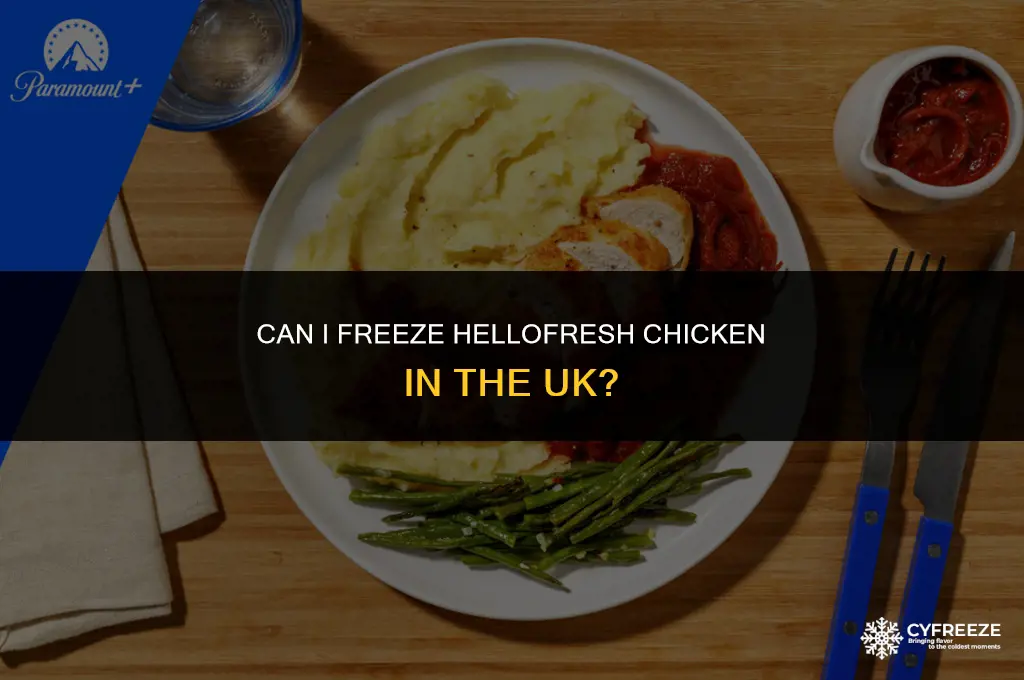 can i freeze hello fresh chicken uk