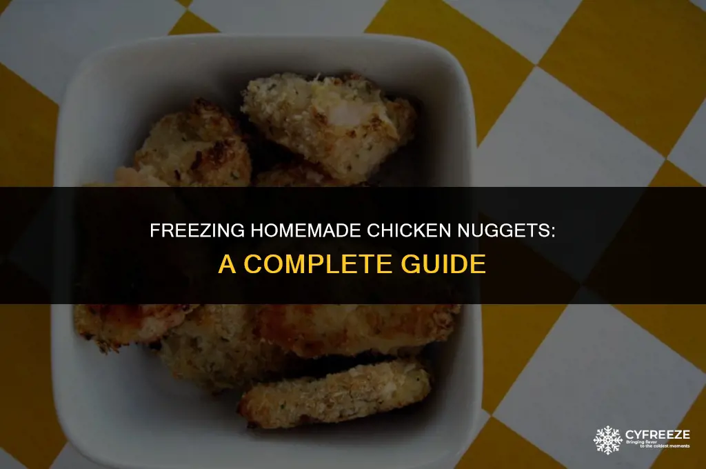 can i freeze homemade cooked chicken nuggets