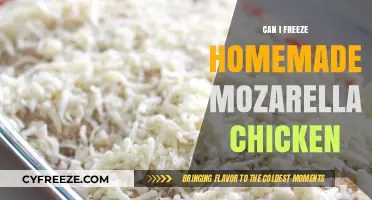 Freezing Homemade Mozzarella Chicken: A Delicious Meal Prep Idea