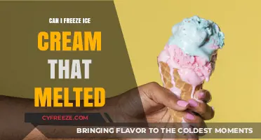 Reviving Melted Ice Cream: A Guide to Safe Freezing Practices