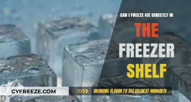 Can You Freeze Ice Directly on the Freezer Shelf?