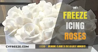Sweet Preservation: The Art of Freezing Icing Roses